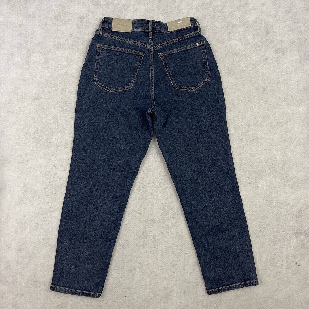 Everlane Dark Blue Straight Leg Jeans - Picture 4 of 16